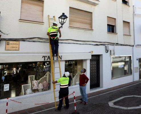 Marbella reducirá las emisiones de CO2 con luces led