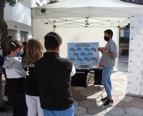 El Aula Ambiental participa en la jornada educativa de 'Sin plastic-zamos'