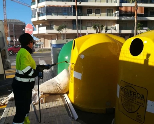 Refuerzo de limpieza en Manilva